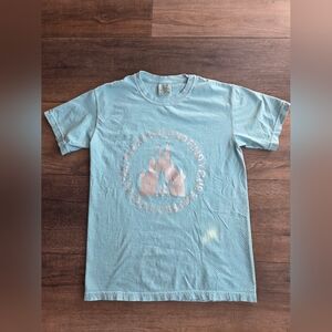 Comfort Colors Light Blue Disney Happily Ever After Short Sleeve Tee